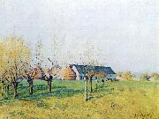 Alfred Sisley Bauernhof zum Hollenkaff Germany oil painting artist